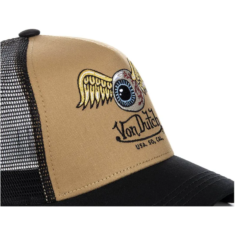 cepur-izliekta-truckeris-bruns-snapback-mou-no-von-dutch
