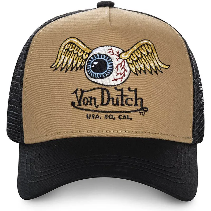 cepur-izliekta-truckeris-bruns-snapback-mou-no-von-dutch