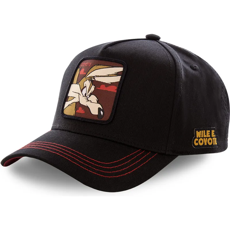 cepur-izliekta-melns-snapback-coy3-koijots-looney-tunes-no-capslab