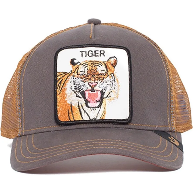 cepur-izliekta-truckeris-bruns-snapback-eye-of-the-tiger-the-farm-no-goorin-bros