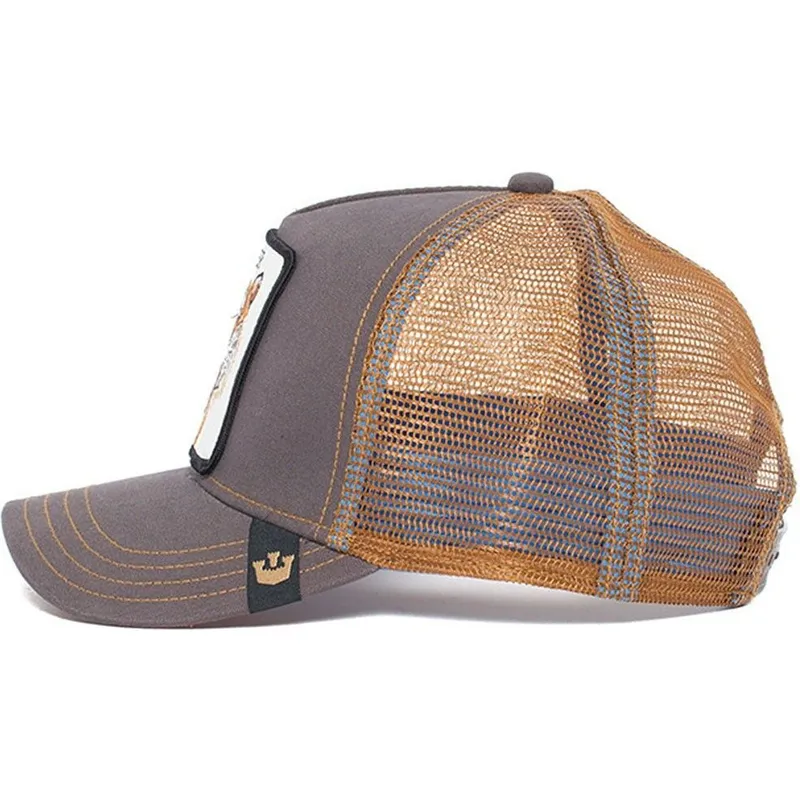 cepur-izliekta-truckeris-bruns-snapback-eye-of-the-tiger-the-farm-no-goorin-bros