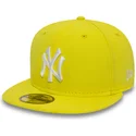 cepur-plakana-dzeltens-pieguloss-59fifty-essential-no-new-york-yankees-mlb-no-new-era