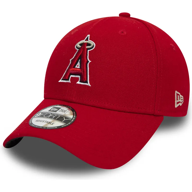 cepur-izliekta-sarkans-regulejams-9forty-the-league-no-los-angeles-angels-mlb-no-new-era