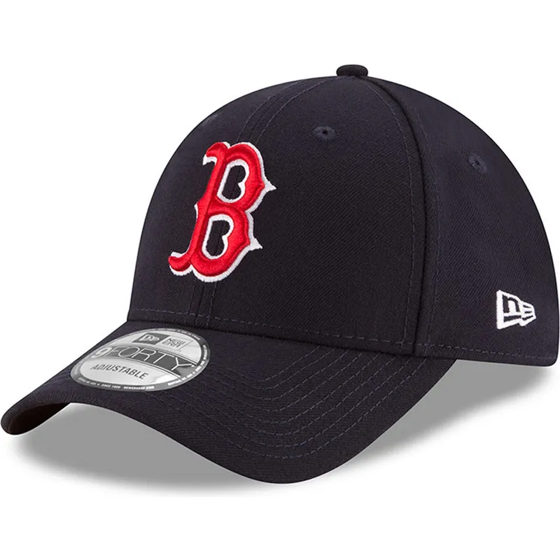 cap-izliekta-navy-blue-adjustable-strap-9forty-the-league-no-boston-red-sox-mlb-no-new-era