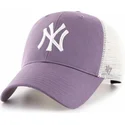 cepur-izliekta-truckeris-violets-snapback-mvp-flagship-no-new-york-yankees-mlb-no-47-brand