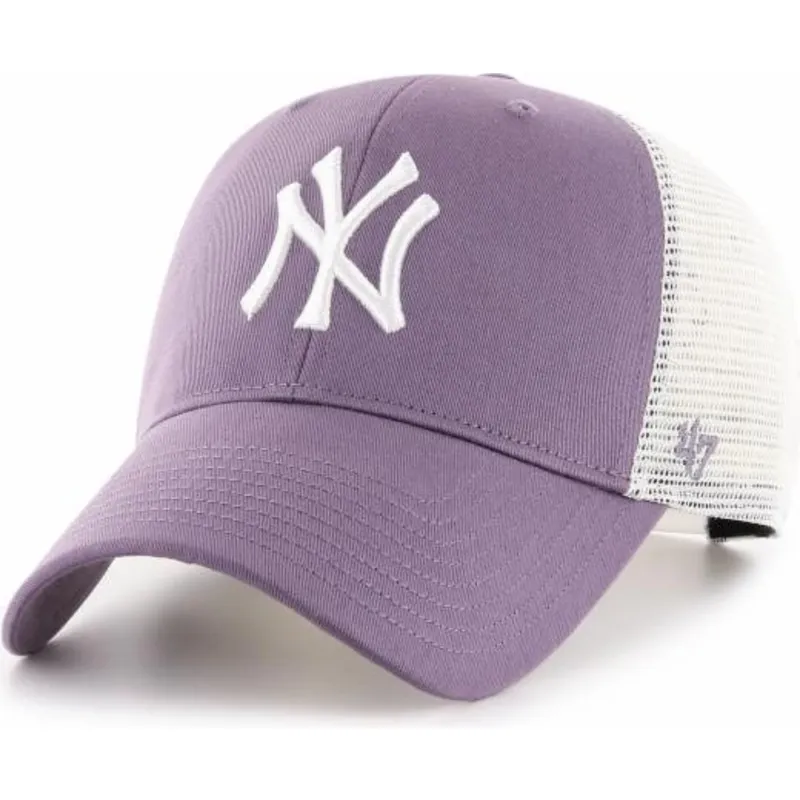 cepur-izliekta-truckeris-violets-snapback-mvp-flagship-no-new-york-yankees-mlb-no-47-brand