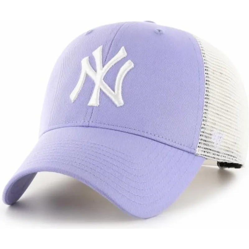 cepur-izliekta-truckeris-violets-snapback-lavanda-mvp-flagship-no-new-york-yankees-mlb-no-47-brand