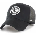 schwarze-trucker-cap-clean-up-porter-der-new-york-yankees-mlb-von-47-brand