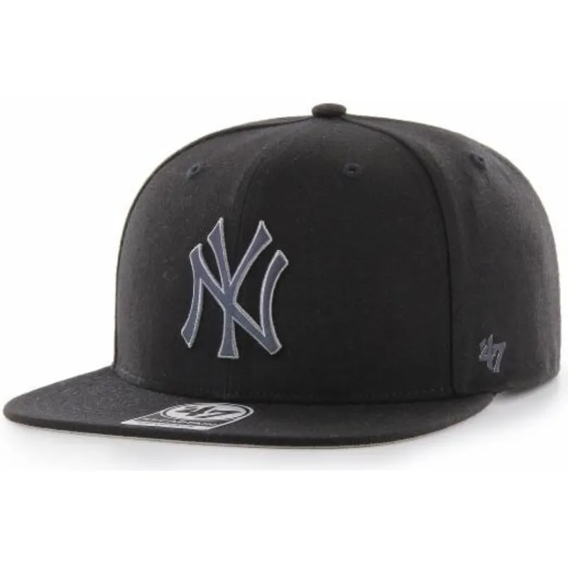 cepur-plakana-melns-snapback-captain-iridescent-no-new-york-yankees-mlb-no-47-brand cepur-plakana-melns-snapback-captain-iridescent-no-new-york-yankees-mlb-no-47-brand