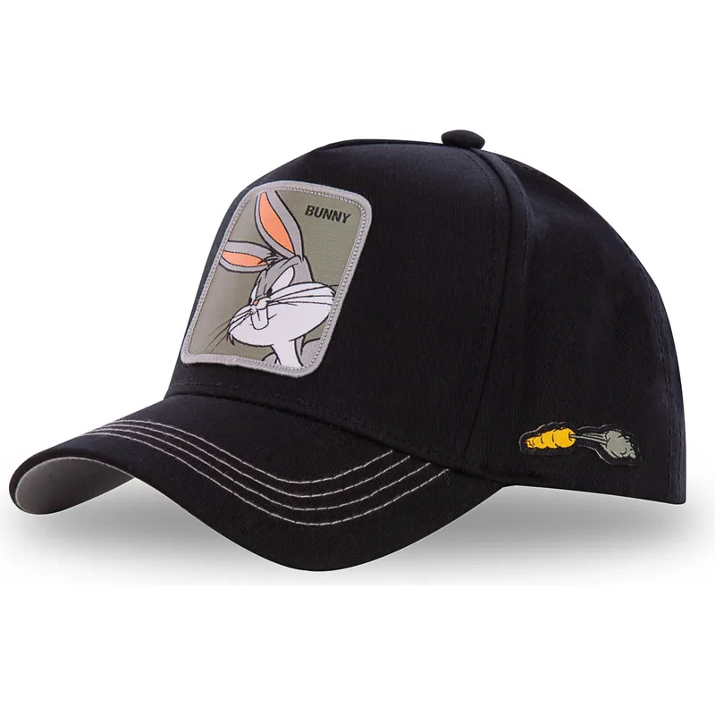 cepur-izliekta-melns-snapback-bun3-bakss-bannijs-looney-tunes-no-capslab