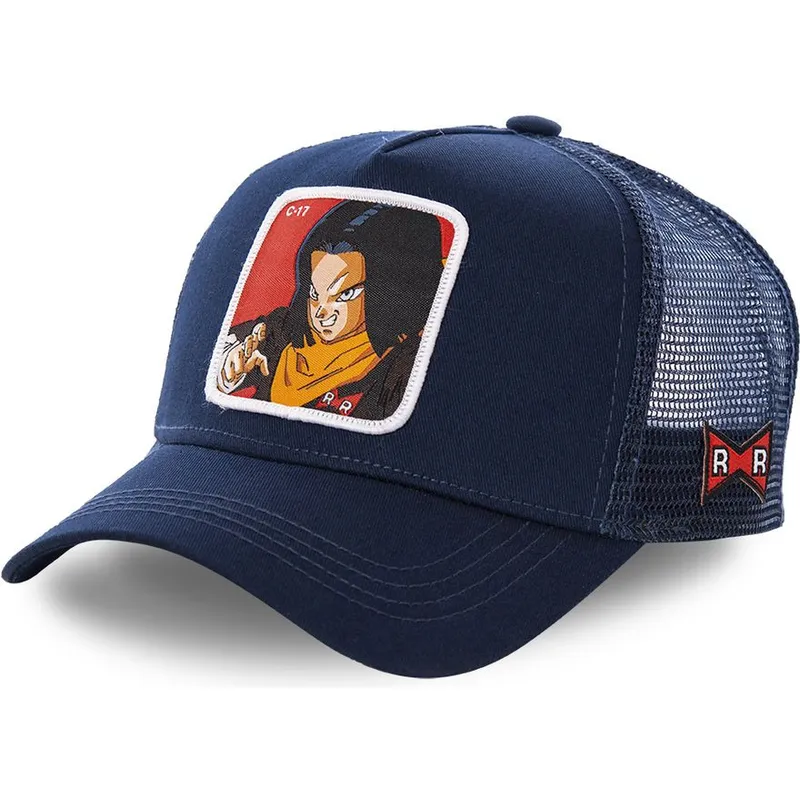 cepur-izliekta-truckeris-tumsi-zils-snapback-androide-c17a-c-17-dragon-ball-no-capslab