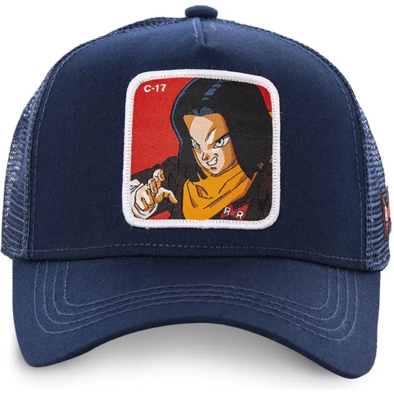 cepur-izliekta-truckeris-tumsi-zils-snapback-androide-c17a-c-17-dragon-ball-no-capslab