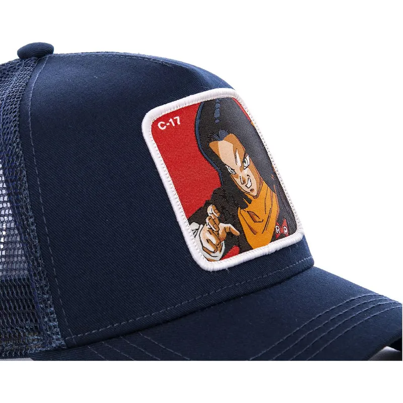cepur-izliekta-truckeris-tumsi-zils-snapback-androide-c17a-c-17-dragon-ball-no-capslab