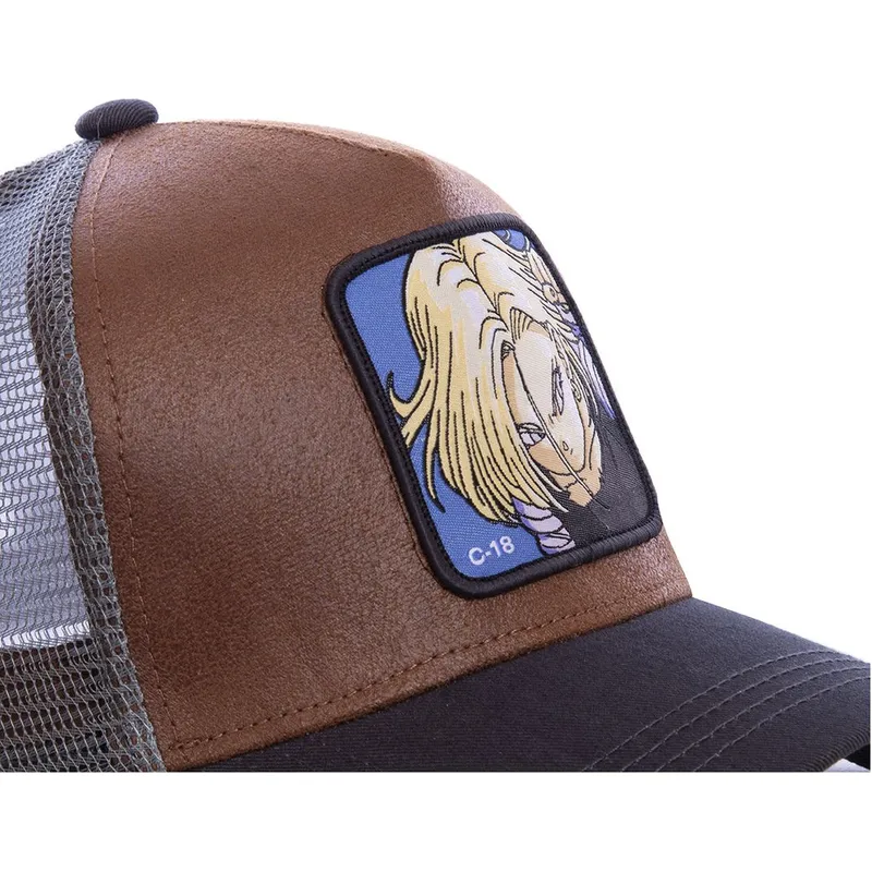 cepur-izliekta-truckeris-bruns-snapback-androide-c18a-c-18-dragon-ball-no-capslab