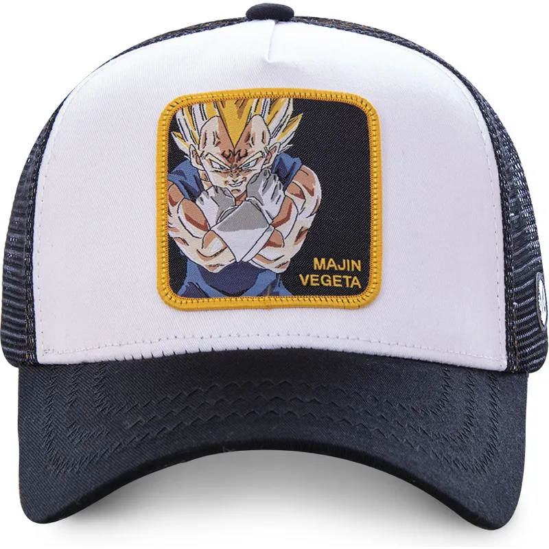 cepur-izliekta-truckeris-balts-snapback-majin-mv4-vegeta-dragon-ball-no-capslab