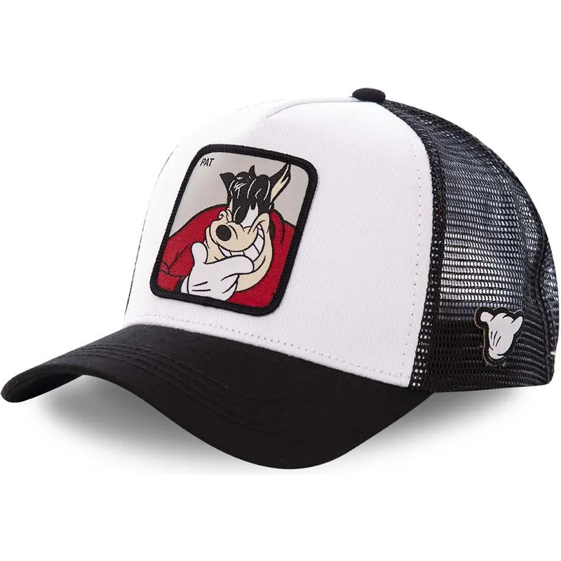 cepur-izliekta-truckeris-balts-snapback-pet2-pete-pata-palo-disney-no-capslab