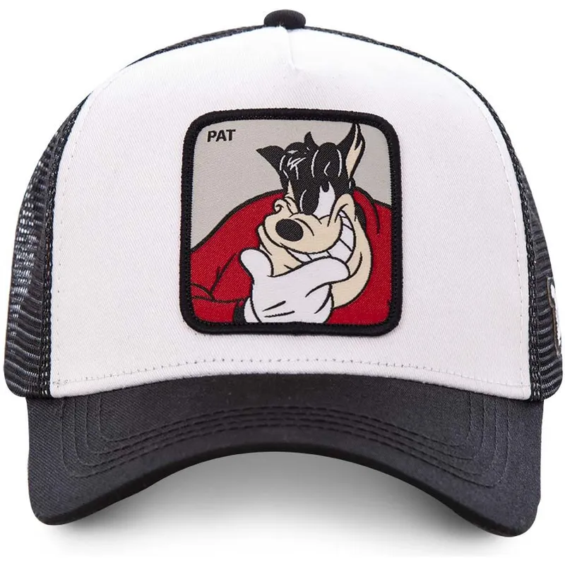 cepur-izliekta-truckeris-balts-snapback-pet2-pete-pata-palo-disney-no-capslab