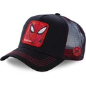 cepur-izliekta-truckeris-melns-snapback-spi2-spider-man-marvel-comics-no-capslab