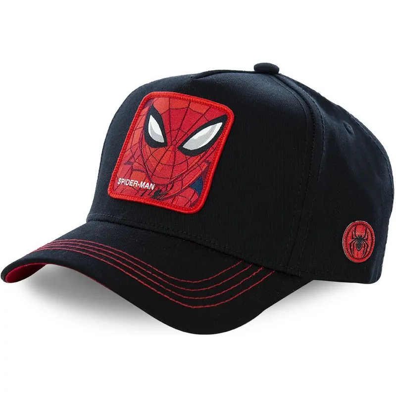 cepur-izliekta-melns-snapback-spi3-spider-man-marvel-comics-no-capslab