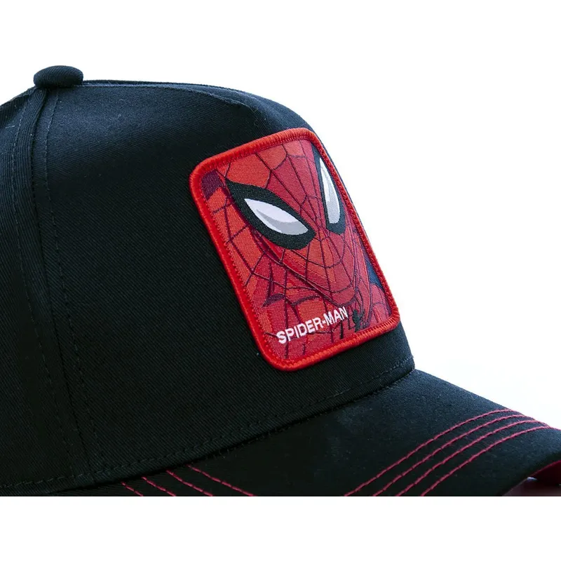 cepur-izliekta-melns-snapback-spi3-spider-man-marvel-comics-no-capslab