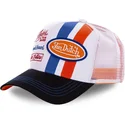 cepur-izliekta-truckeris-balts-snapback-mcqora-no-von-dutch