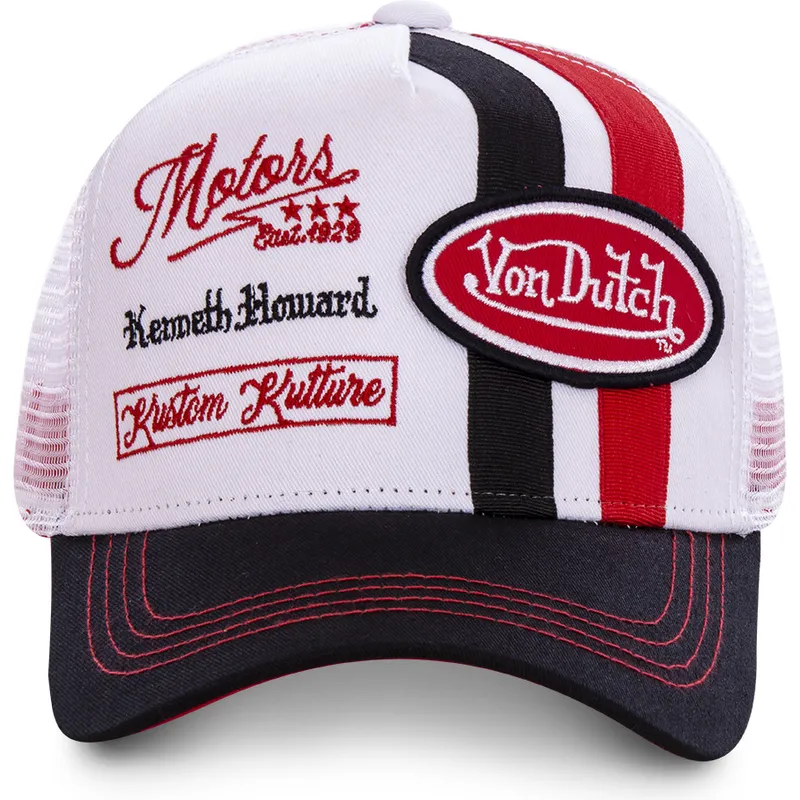 cepur-izliekta-truckeris-balts-snapback-mcqred-no-von-dutch