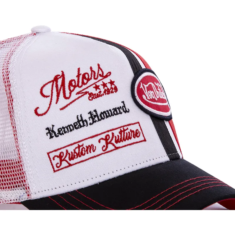 cepur-izliekta-truckeris-balts-snapback-mcqred-no-von-dutch