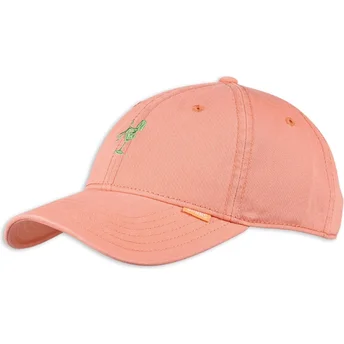 Djinns Curved Brim Washed Girl Pink Adjustable Cap