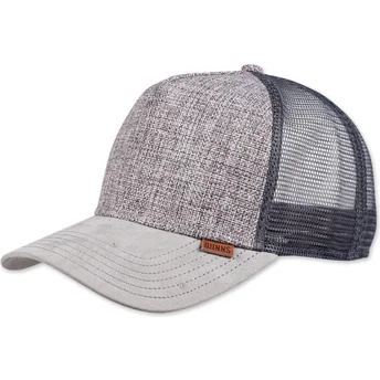 Cepur izliekta truckeris pelēks snapback Suelin no Djinns