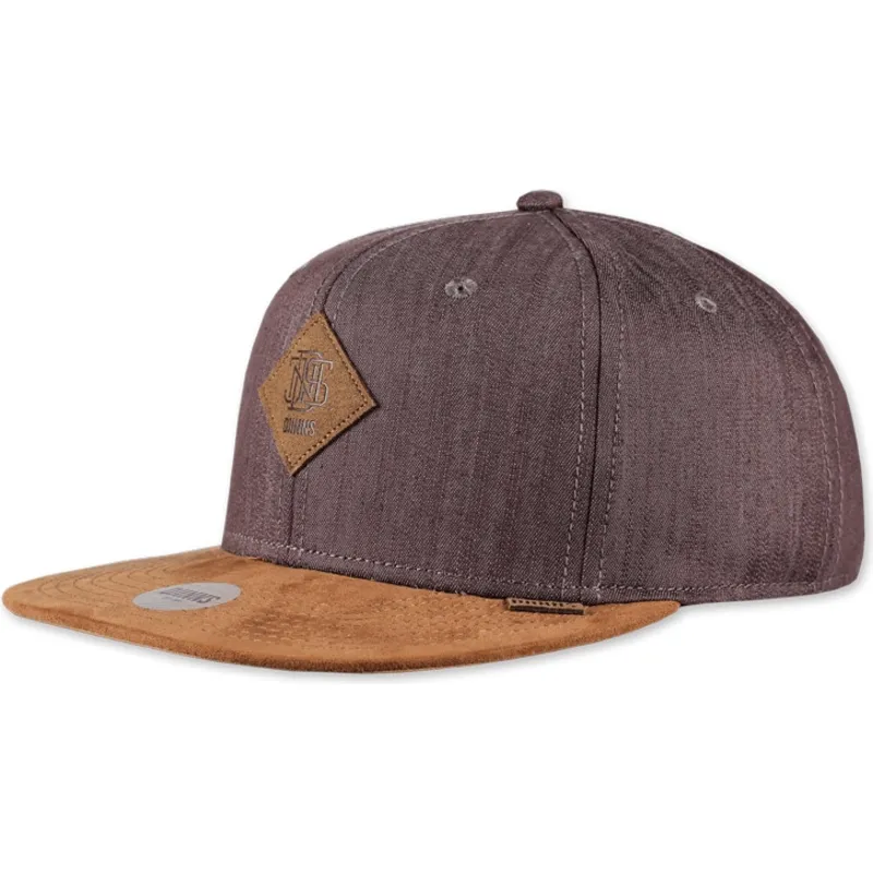 cepur-plakana-bruns-snapback-linen-2015-no-djinns