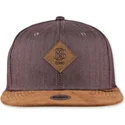 cepur-plakana-bruns-snapback-linen-2015-no-djinns