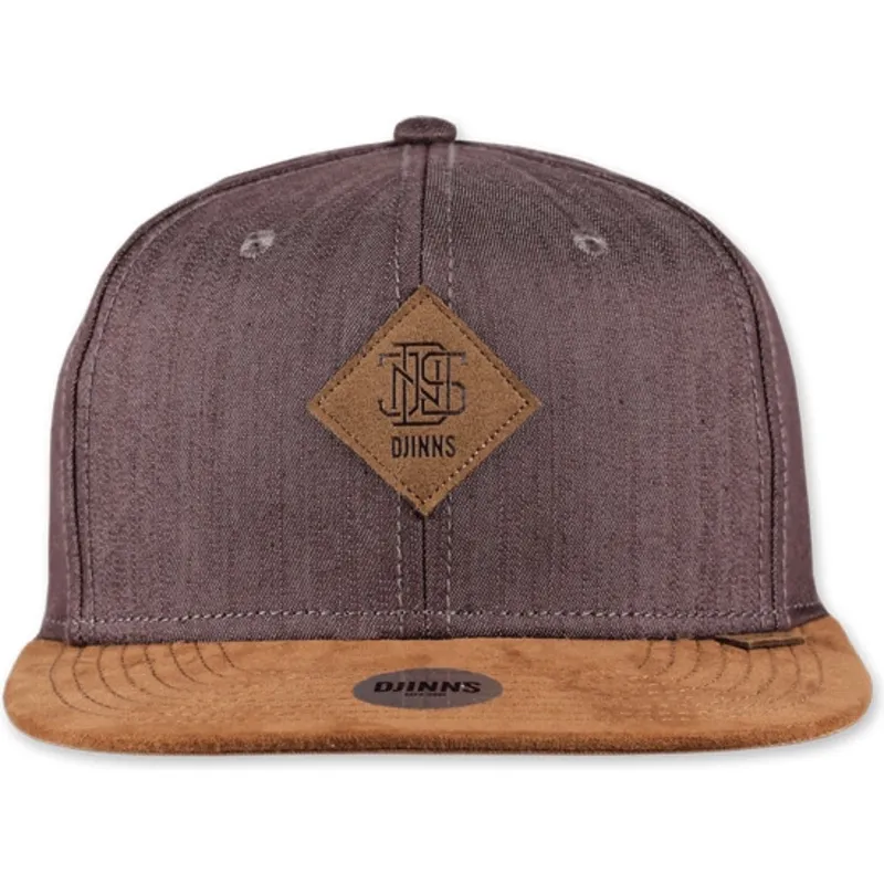 cepur-plakana-bruns-snapback-linen-2015-no-djinns