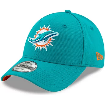 New Era Curved Brim 9FORTY The League Miami Dolphins NFL Adjustable Cap blau