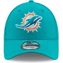 verstellbare-blaue-9forty-the-league-kappe-der-miami-dolphins-nfl-von-new-era