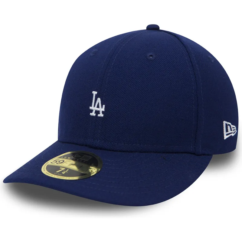 cepur-plakana-zils-pieguloss-59fifty-low-profile-mini-no-los-angeles-dodgers-mlb-no-new-era