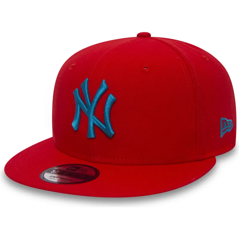 cepur-plakana-sarkans-snapback-9fifty-essential-league-no-new-york-yankees-mlb-no-new-era