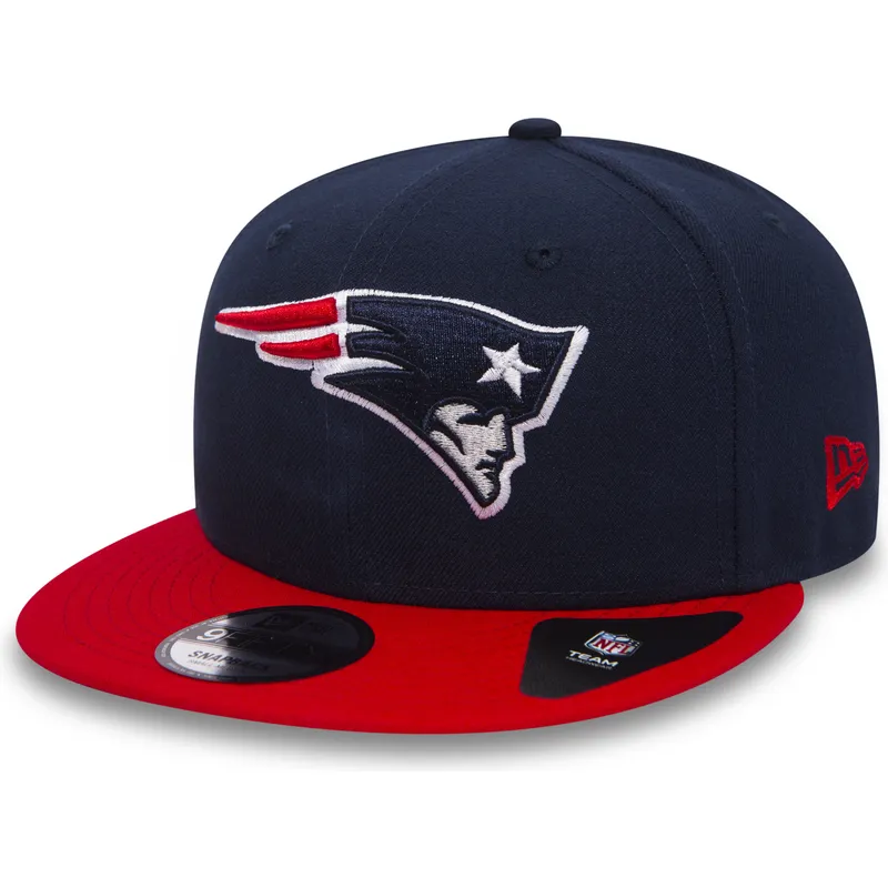 cepur-plakana-tumsi-zils-snapback-9fifty-team-no-new-england-patriots-nfl-no-new-era