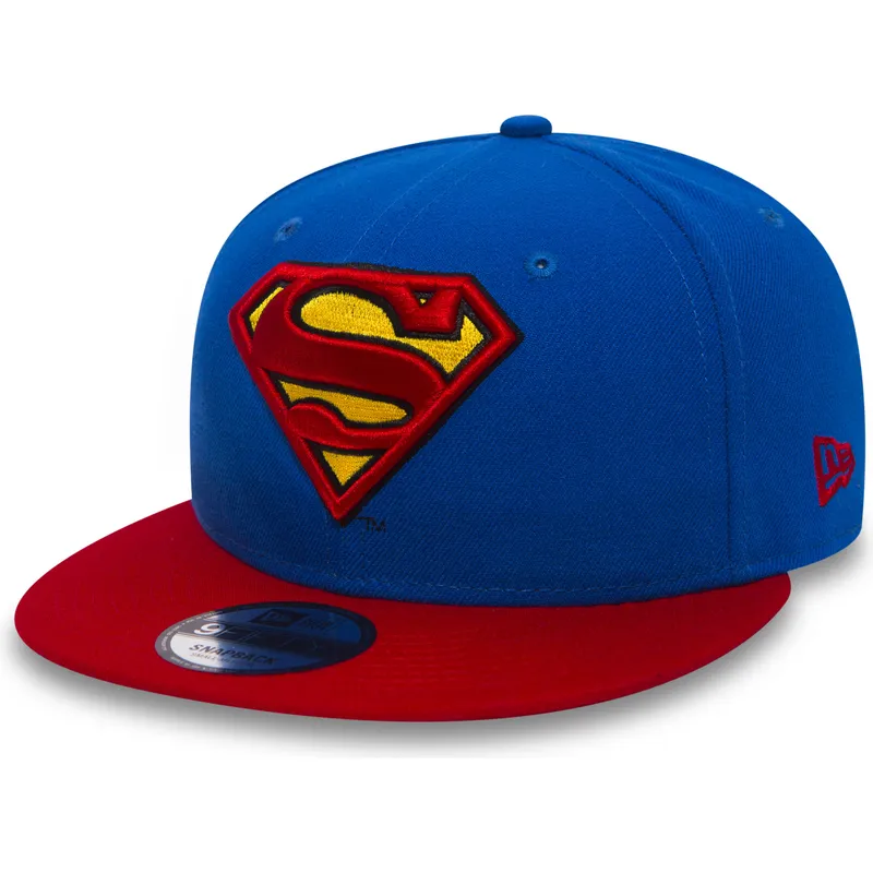 cepur-plakana-zils-snapback-9fifty-team-no-superman-warner-bros-no-new-era