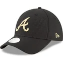 cepur-izliekta-melns-regulejams-9forty-sport-no-atlanta-braves-mlb-no-new-era
