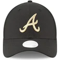 cepur-izliekta-melns-regulejams-9forty-sport-no-atlanta-braves-mlb-no-new-era