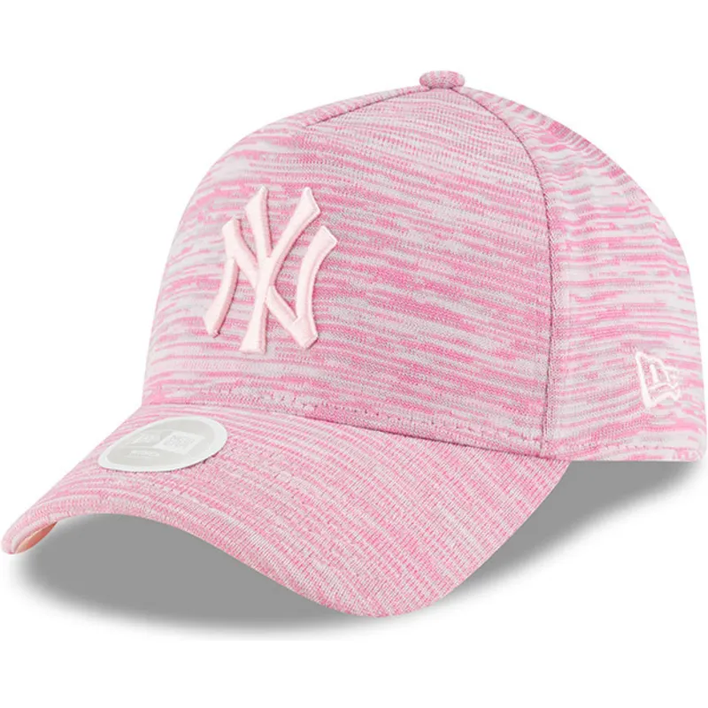 cepur-izliekta-roza-snapback-ajustable-9forty-a-frame-engineered-fit-no-new-york-yankees-mlb-no-new-era