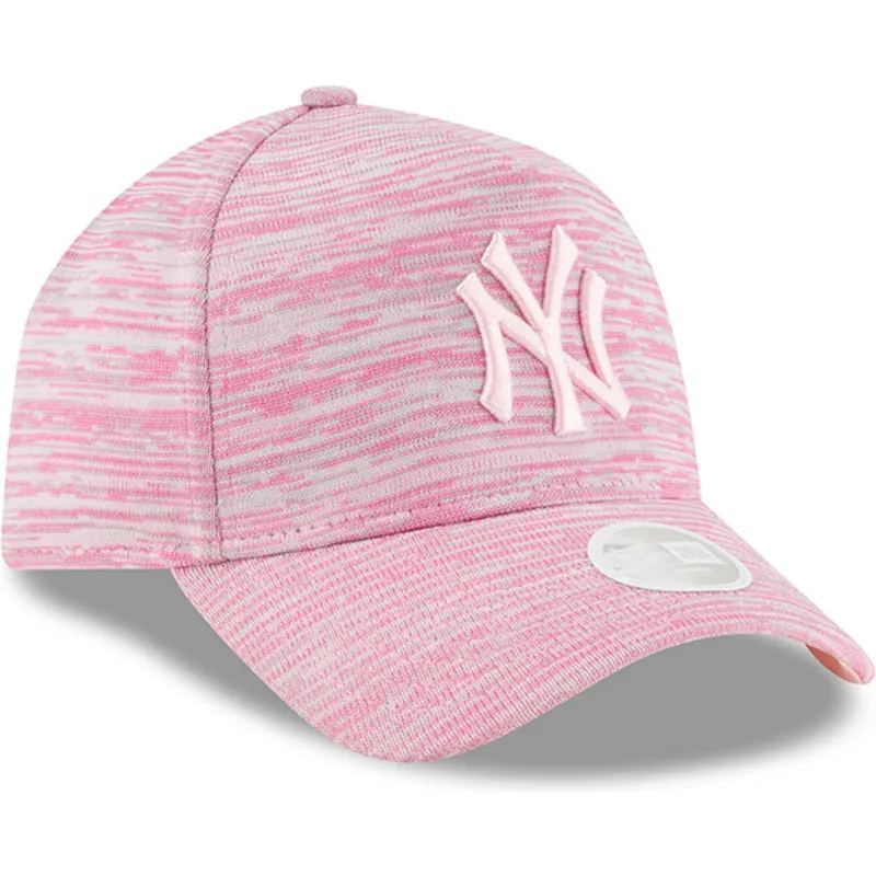 cepur-izliekta-roza-snapback-ajustable-9forty-a-frame-engineered-fit-no-new-york-yankees-mlb-no-new-era