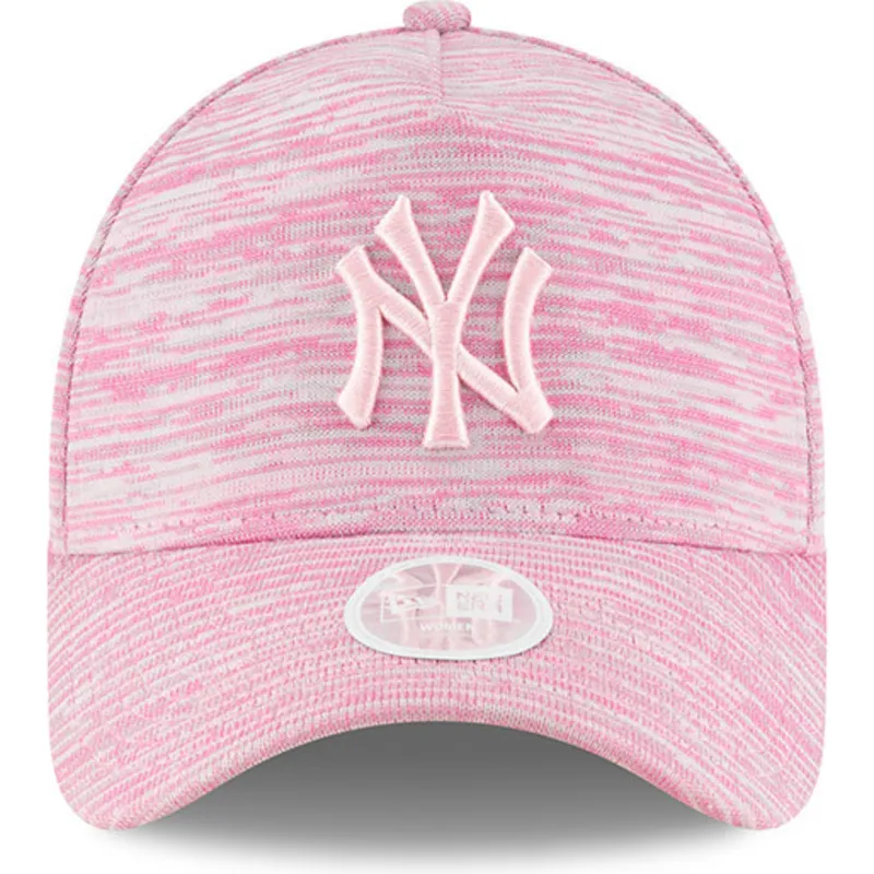 cepur-izliekta-roza-snapback-ajustable-9forty-a-frame-engineered-fit-no-new-york-yankees-mlb-no-new-era