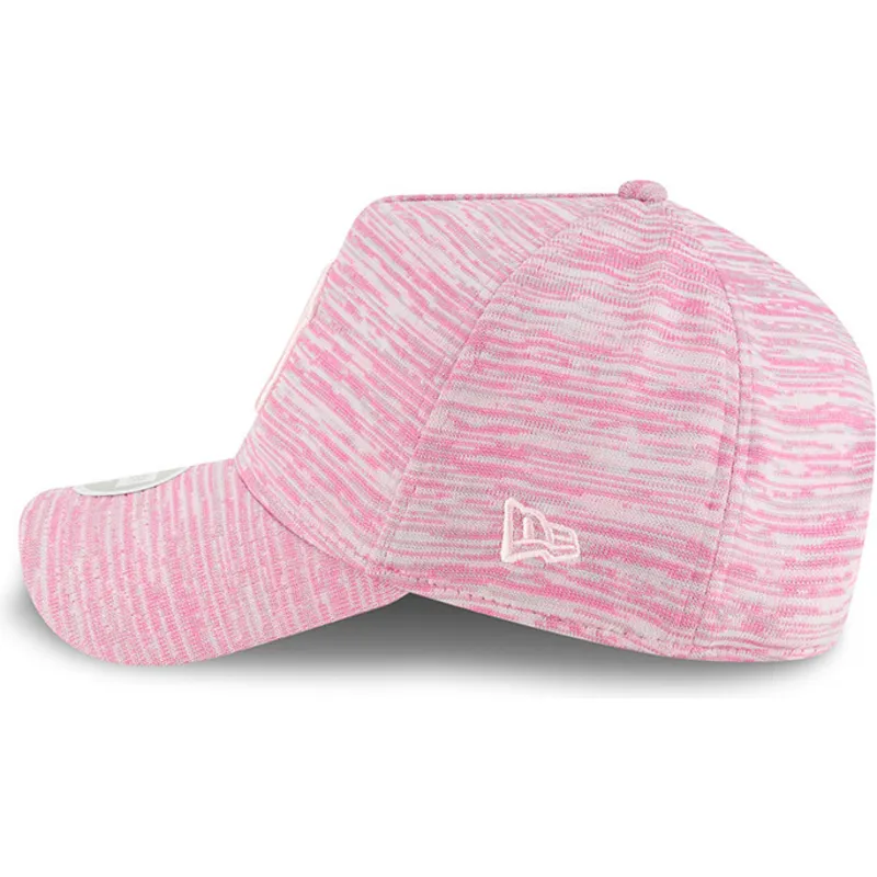 cepur-izliekta-roza-snapback-ajustable-9forty-a-frame-engineered-fit-no-new-york-yankees-mlb-no-new-era
