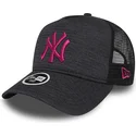 new-era-new-york-yankees-mlb-9forty-essential-jersey-graue-trucker-kappe