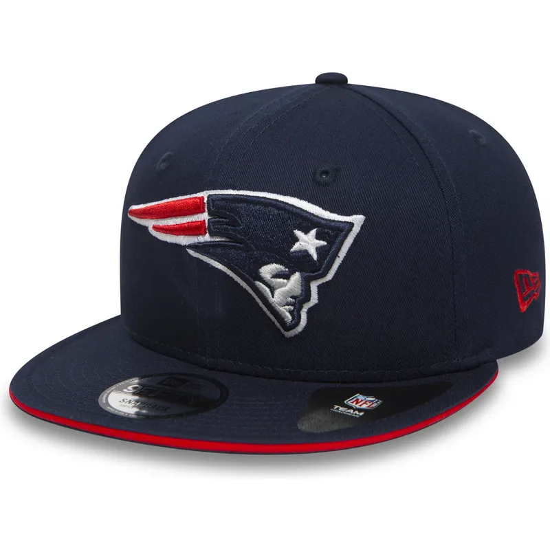 cepur-plakana-tumsi-zils-snapback-9fifty-team-no-new-england-patriots-nfl-no-new-era