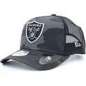 cepur-izliekta-truckeris-maskesanas-snapback-essential-camo-a-frame-no-las-vegas-raiders-nfl-no-new-era