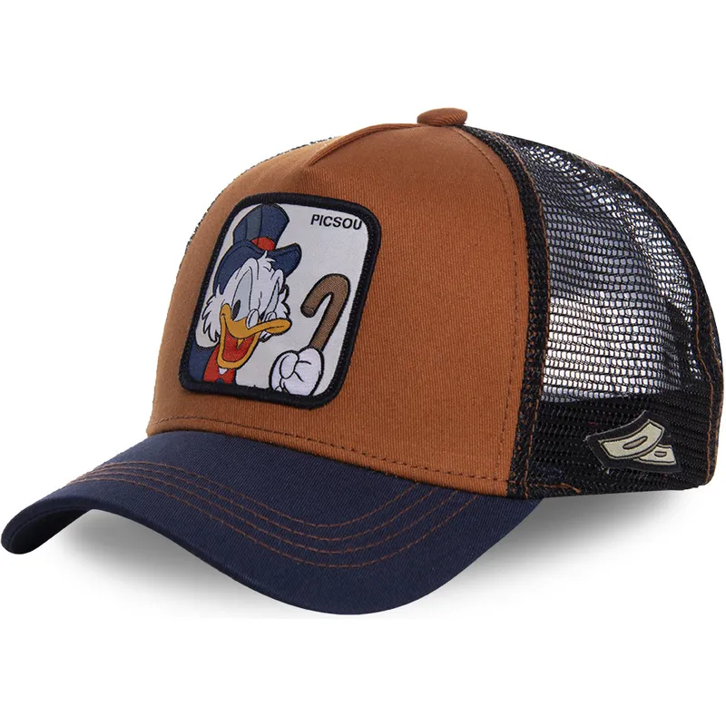 cepur-izliekta-truckeris-bruns-snapback-scr1-skrudzs-makdaks-disney-no-capslab