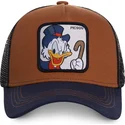 capslab-disney-tio-gilito-scr1-braune-und-marineblaue-trucker-kappe