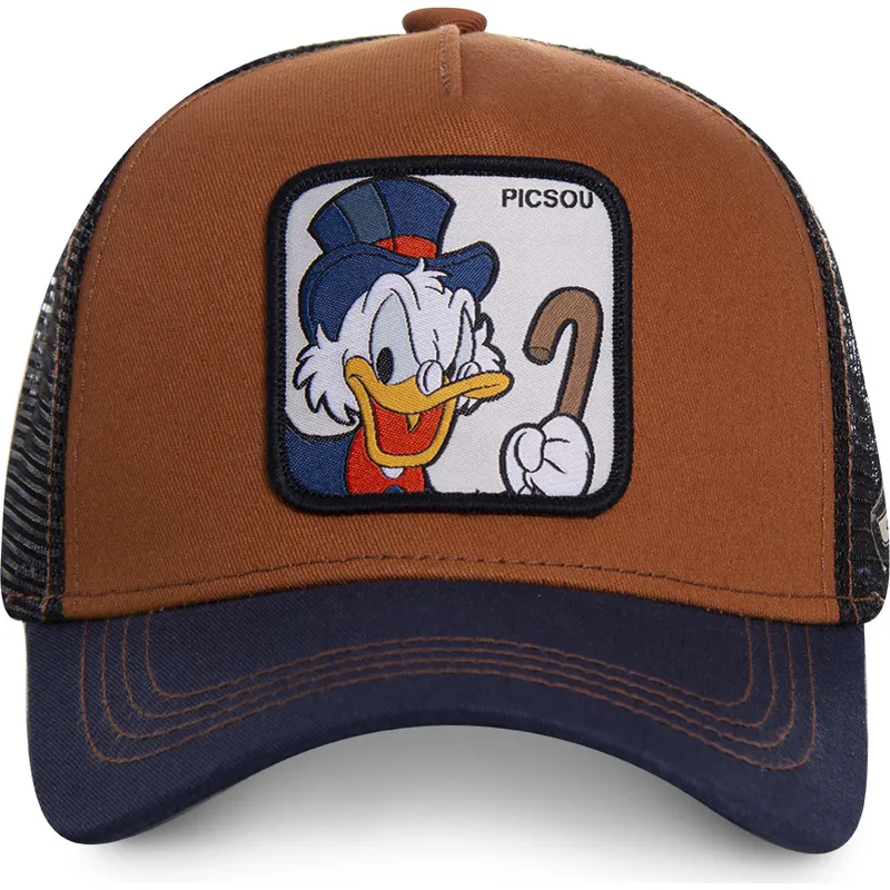 cepur-izliekta-truckeris-bruns-snapback-scr1-skrudzs-makdaks-disney-no-capslab